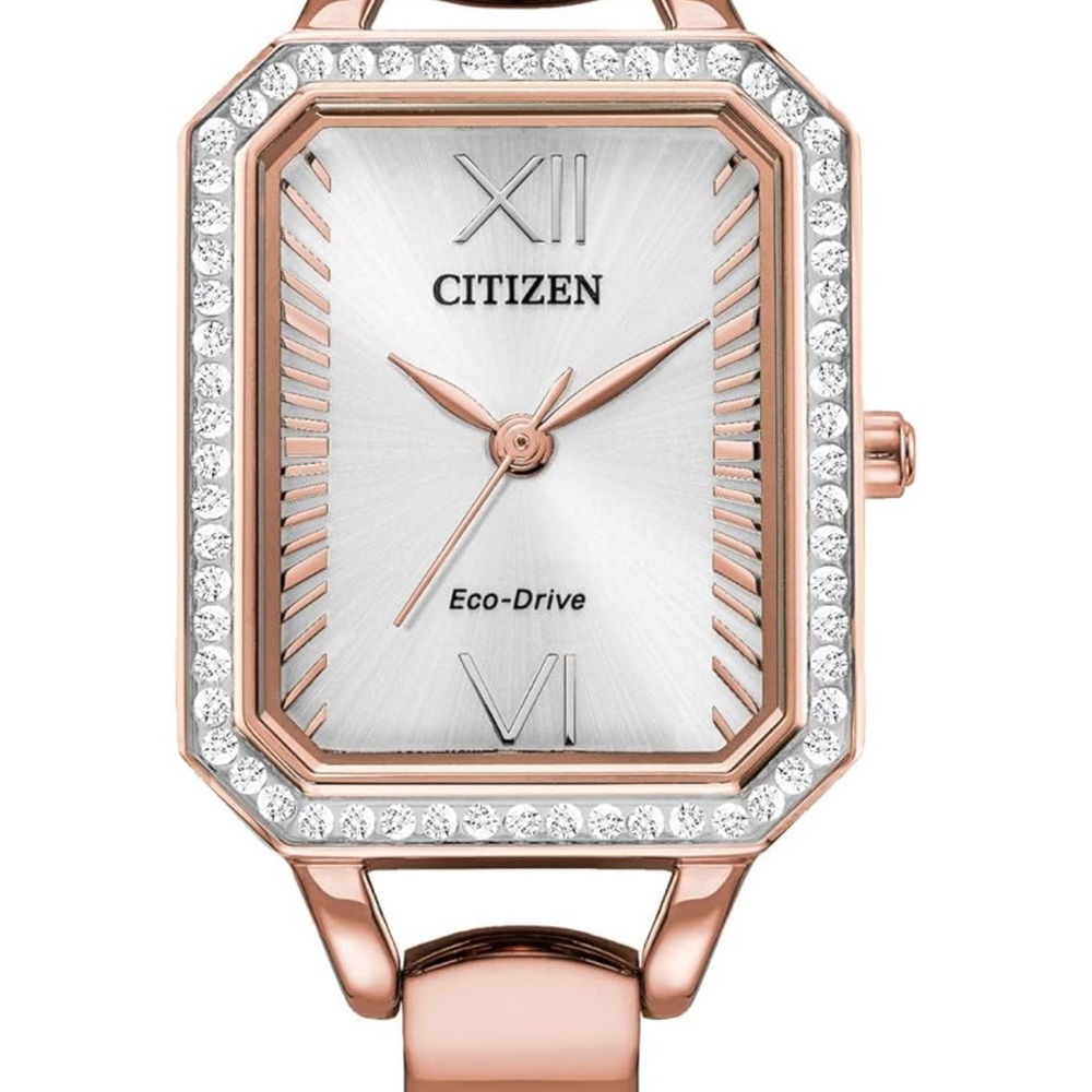 Citizen Ladies' Silhouette Crystal Eco-Drive Bangle Watch